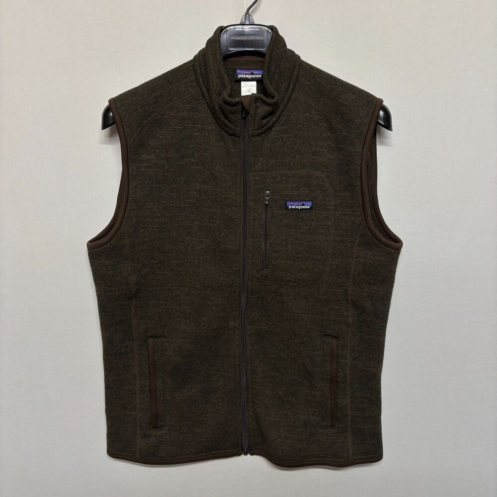 Patagonia Men Full Zip Better Sweater Vest Jacket Size Large Fleece C145 -12